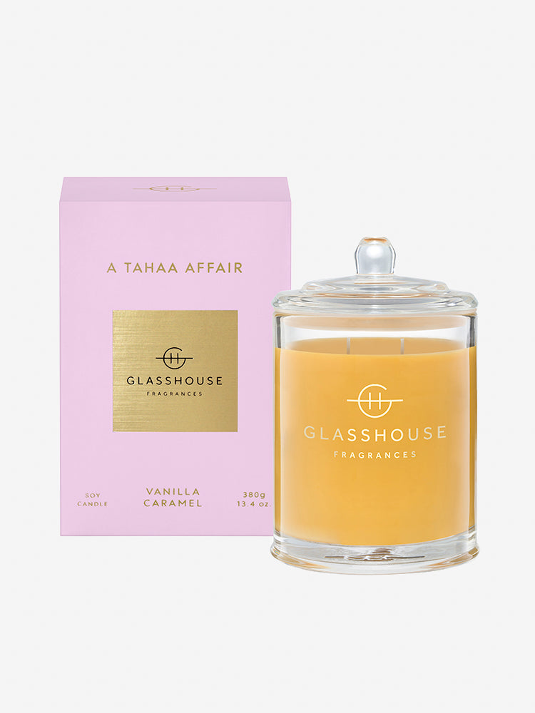 <b>Glasshouse Fragrances</b>  <br>A Tahaa Affair 380g Soy Candle