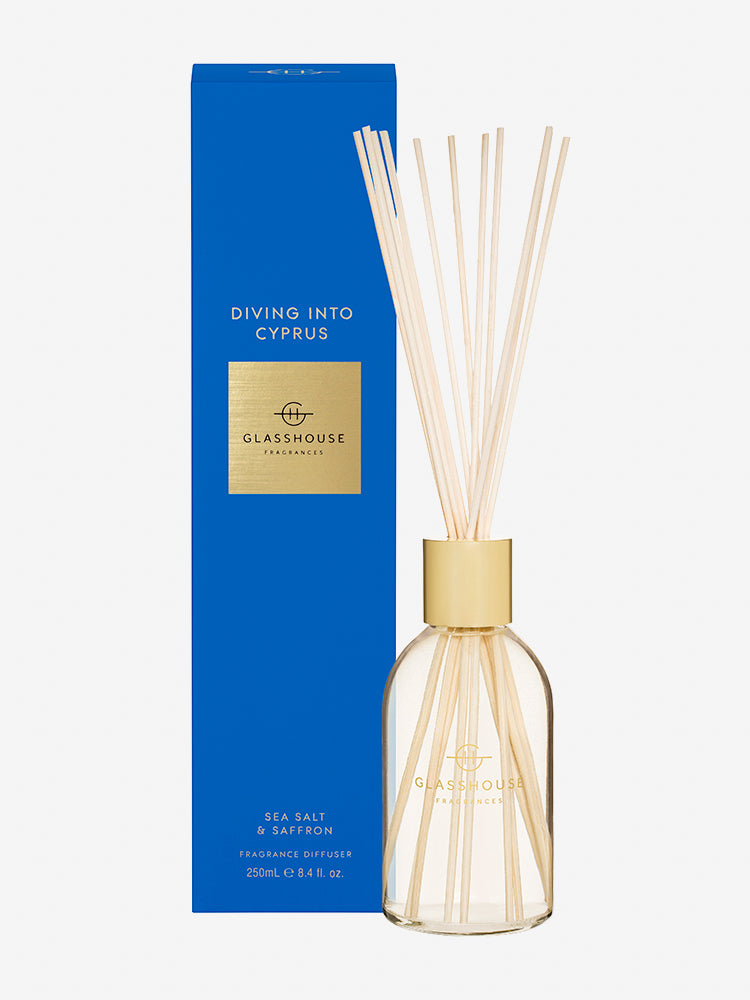 <b>Glasshouse Fragrances</b>  <br>Diving into Cyprus Fragrance Diffuser
