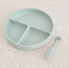 <b>Baby silicon Cutlery set - Seaside</b>