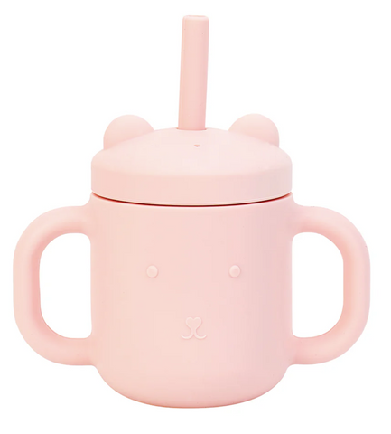 <b>Baby silicon sippy cup - Pink</b>