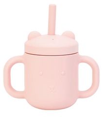 <b>Baby silicon sippy cup - Pink</b>