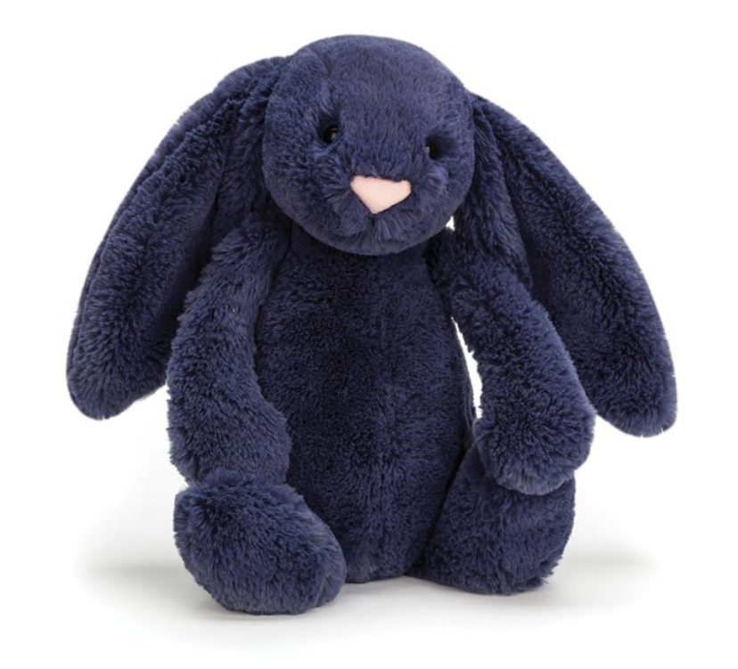 <b>Jellycat Bashful Bunny - Medium Navy</b>