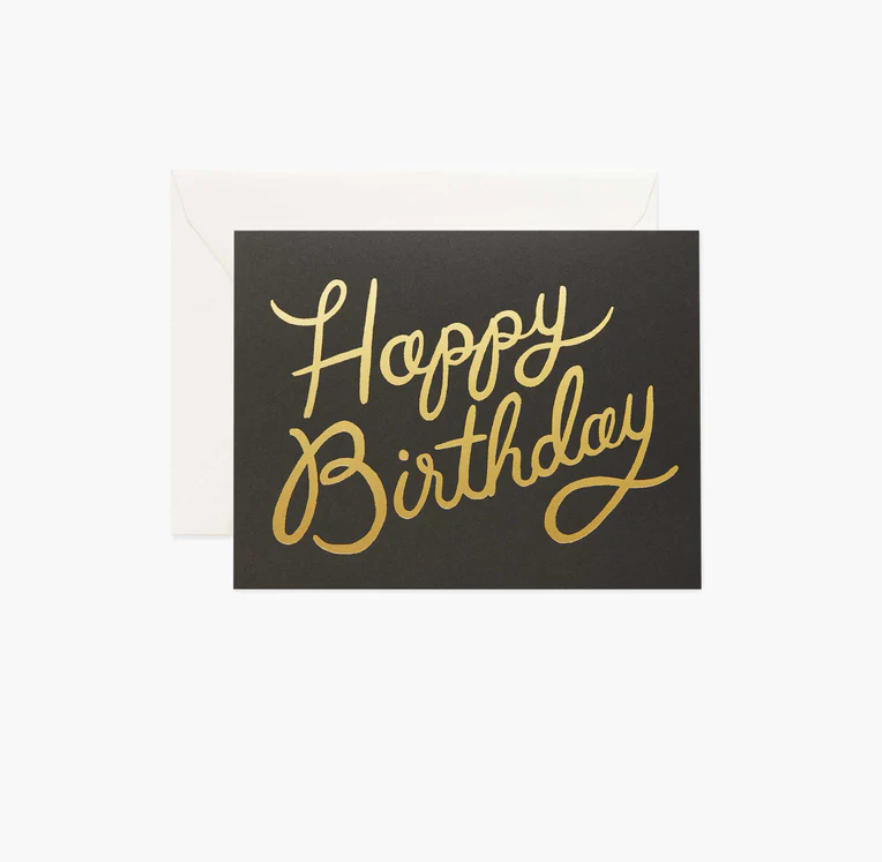 <b>Gift Card - Gold Happy Birthday</b>