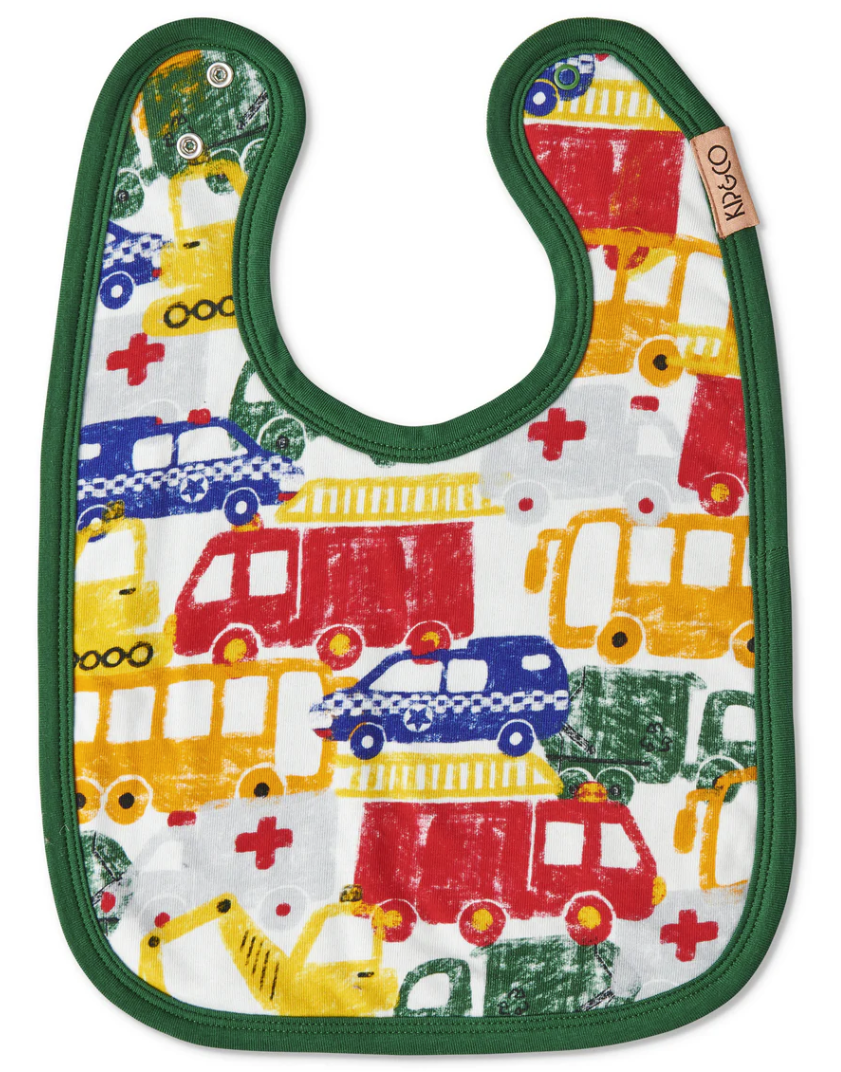 <b>Kip & Co Bib - Big Wheels</b>