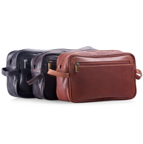 <b>Huckleberry Leather Travel Wet pack - Chocolate</b>