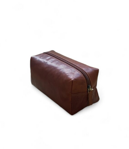 <b>Vintage Leather Travel Wet pack - Tan</b>