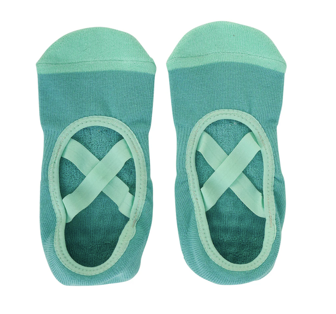 <b>Pilates Socks - Green</b>