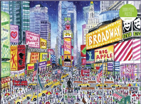 <b>Micheal Storrings Jigsaw Puzzle - Times Square</b>