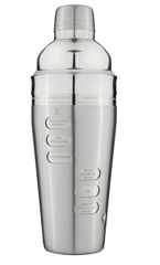 <b>Recipe Cocktail Shaker - Silver</b>