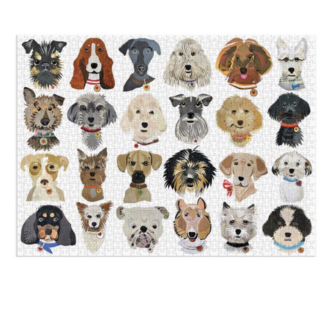 <b>Jigsaw Puzzle -  Paper Dogs</b>