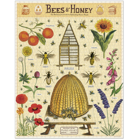 <b>Cavallini Jigsaw Puzzle - Bees</b>