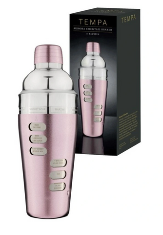 <b>Recipe Cocktail Shaker - Pink</b>