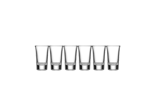 <b>Quinn Crystal Shot Glasses - Set of 6</b>