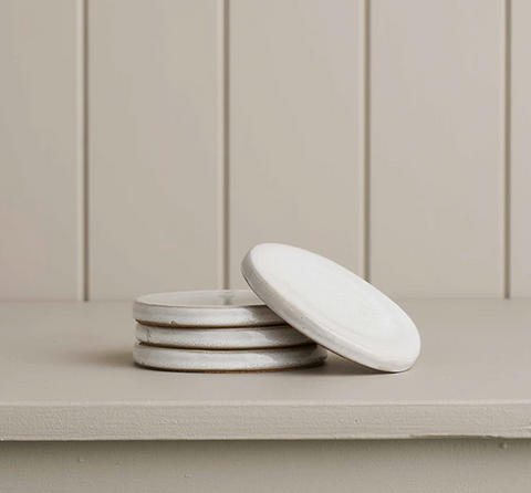 <b>Robert Gordon Ceramic Coasters - White</b>