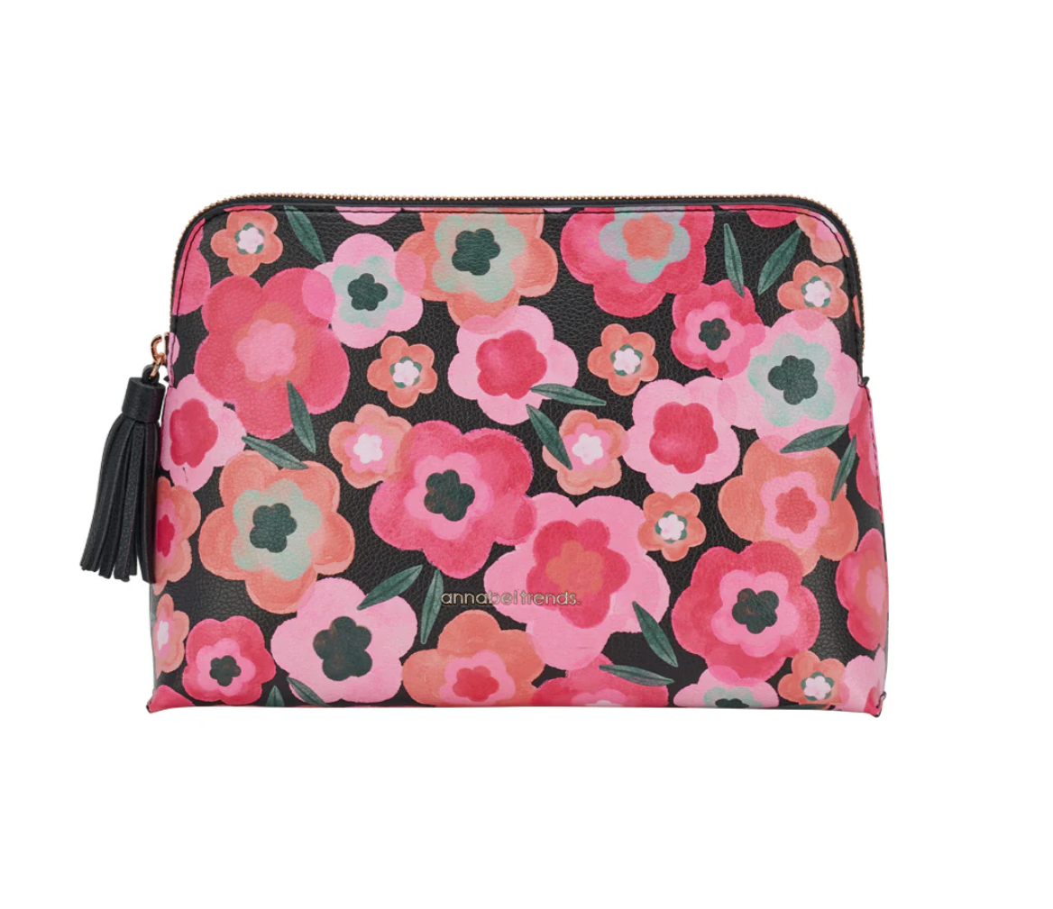 <b>Vanity Bag Large - Midnight Blooms</b>