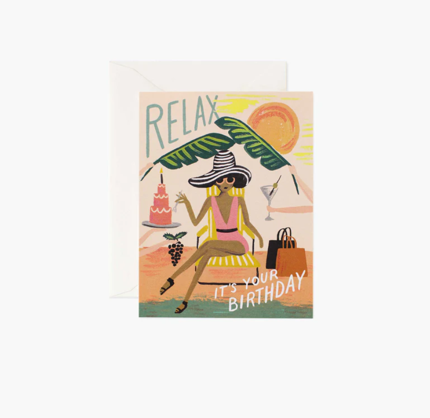 Gift Card - Relax Happy Birthday – Ollie & Lloyd