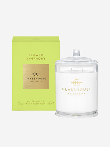 <b>Glasshouse Fragrances</b>  <br>Flower Symphony 380g Soy Candle