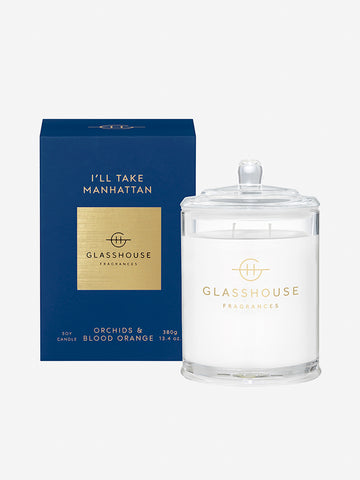 <b>Glasshouse Fragrances</b>  <br>I'll Take Manhattan 380g Soy Candle
