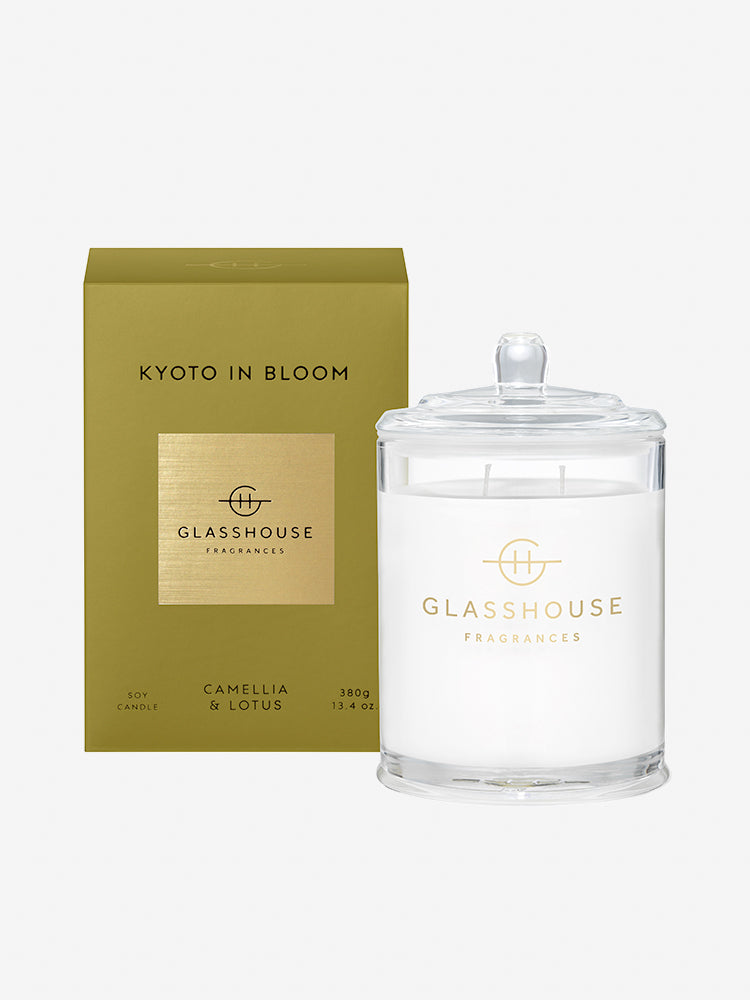 <b>Glasshouse Fragrances</b>  <br>Kyoto in Bloom 380g Soy Candle