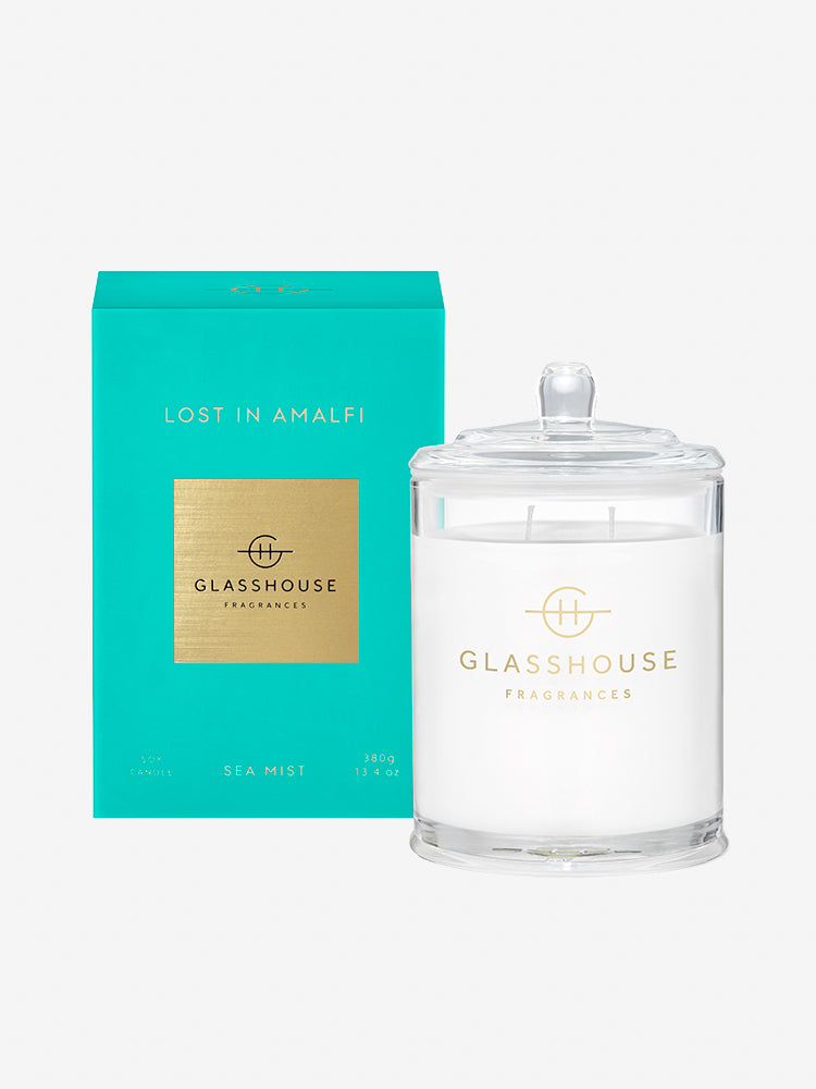 <b>Glasshouse Fragrances</b>  <br>Lost in Amalfi 380g Soy Candle