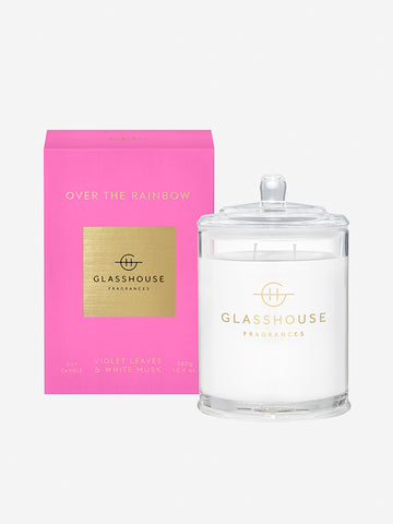 <b>Glasshouse Fragrances</b>  <br>Over the Rainbow 380g Soy Candle